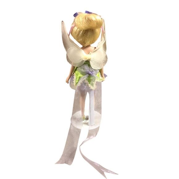 Disney Tinker Bell Porcelain Keepsake Doll with Stand 12" Fantasy 2003 - Picture 2 of 2